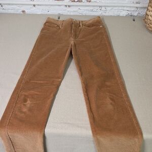 Frame Le Sylvie Slim Corduroys Size 27 Tan